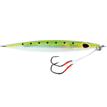 Williamson Kensaki 280 Jig - 7.25" - 9-7/8oz - UV Green Sardine Zebra [KSJ280UVGSZ]