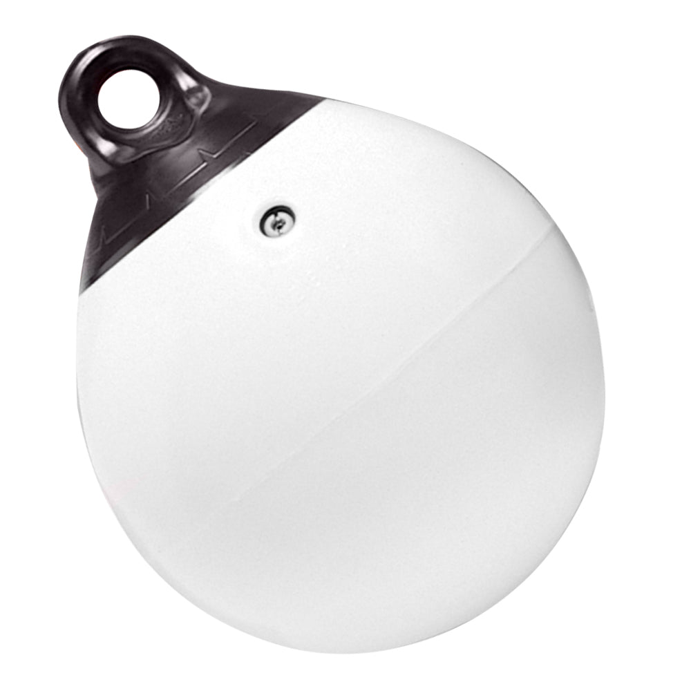 Taylor Made 15" Tuff End Inflatable Vinyl Buoy - White [1146]