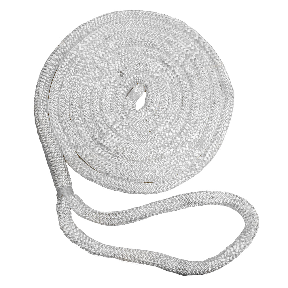 New England Ropes 3/4" Double Braid Dock Line - White - 50 [C5050-24-00050]