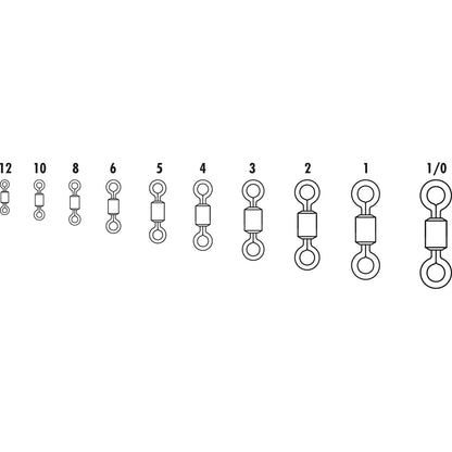 VMC SSRS Stainless Steel Rolling Swivel #2VP - 310lb Test *50-Pack [SSRS#2VP]