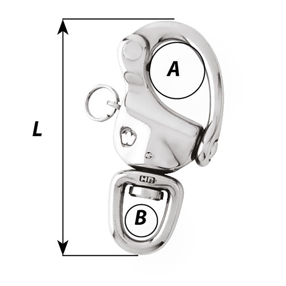 Wichard 4-3/4" Snap Shackle w/Swivel Eye [02477]